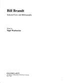 Cover image for Bill Brandt