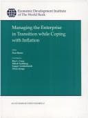 Cover image for Managing the enterprise in transition while coping with inflation