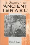 Cover image for In search of 'ancient Israel'