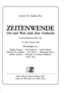 Cover image for Zeitenwende