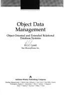Cover image for Object data management
