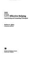 Cover image for Effective helping