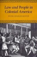 Cover image for Law and people in colonial America