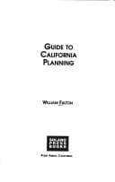 Cover image for Guide to California planning