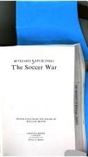 Cover image for The soccer war