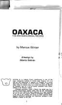Cover image for Oaxaca:  The Archaeological Record