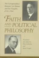 Cover image for Faith and political philosophy