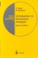 Cover image for Introduction to numerical analysis