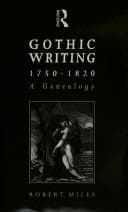 Cover image for Gothic writing, 1750-1820