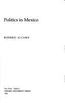 Cover image for Politics in Mexico