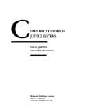Cover image for Comparative criminal justice systems