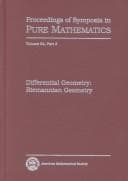 Cover image for Riemannian geometry