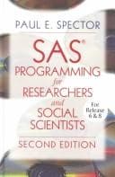 Cover image for SAS programming for researchers and social scientists