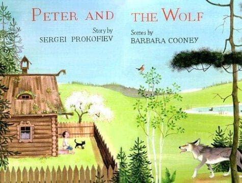 Cover image for Peter and the wolf