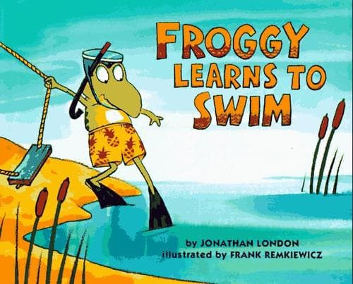 Cover image for Froggy learns to swim
