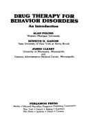Cover image for Drug therapy for behavior disorders
