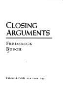 Cover image for Closing arguments