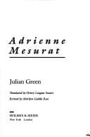 Cover image for Adrienne Mesurat