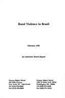 Cover image for Rural violence in Brazil