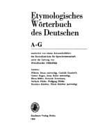 Cover image for Etymologisches Wörterbuch des Deutschen