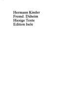 Cover image for Fremd, daheim