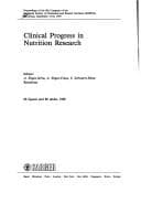 Clinical progress in nutrition research