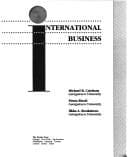 Cover image for International business