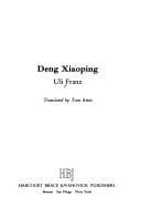 Cover image for Deng Xiaoping