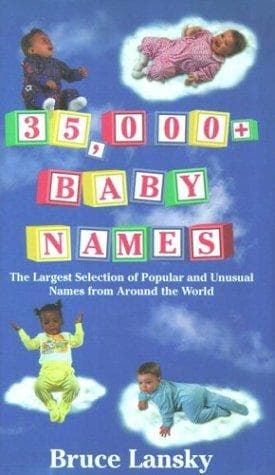 Cover image for 35,000+ Baby Names