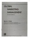 Cover image for Global marketing management