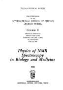 Physics of NMR spectroscopy in biology and medicine