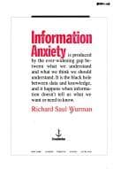 Cover image for Information anxiety