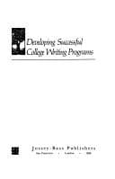 Cover image for Developing successful college writing programs