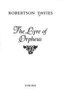 Cover image for The lyre of Orpheus.