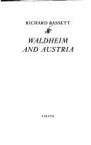 Cover image for Waldheim and Austria