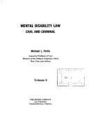 Cover image for Mental disability law