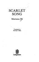 Cover image for Scarlet song