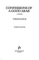 Cover image for Confessions of a good Arab