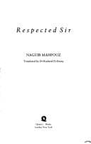 Cover image for Respected sir
