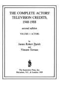 Cover image for The complete actors' television credits, 1948-1988