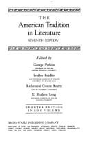 Cover image for The American tradition in literature