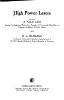 Cover image for High power lasers
