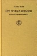 Cover image for Life of Jesus research