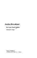 Cover image for Anita Brookner