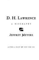 Cover image for D.H. Lawrence