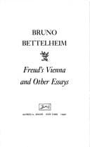 Cover image for Freud's Vienna and other essays