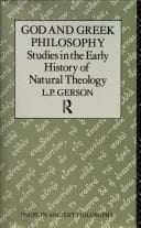Cover image for God and Greek philosophy