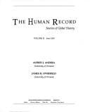 Cover image for The human record