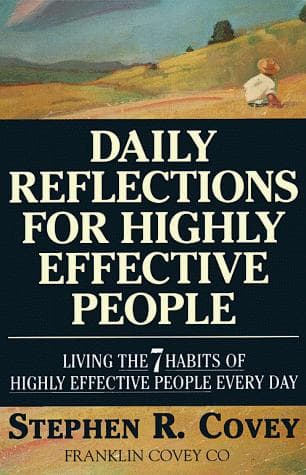 Cover image for Daily reflections for highly effective people