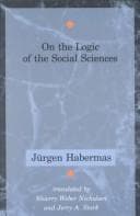Cover image for On the logic of the social sciences